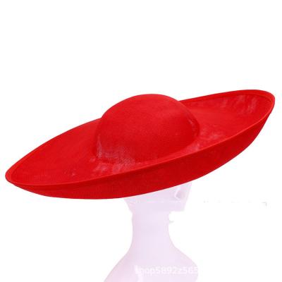 China Celebrity temperament hemp cap European fashion new bottom DIY and American yarn bride for sale