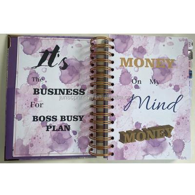 China Biodegradable Ready to Ship Cheapest Monthly Hardcover Book Women Boss Girls Business Busy Planner Journal/2022 Notebook Planners 2023 for sale