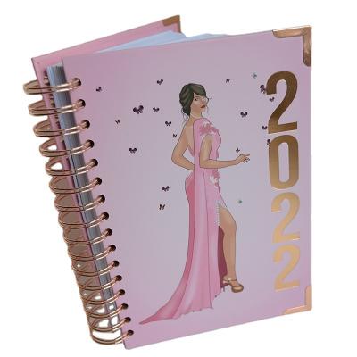 China Recycled Materials Customized 2022 Business Paper Board Appointment Organizer Planner /custom 2023 Notebook Planner Diary for sale