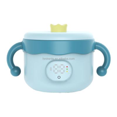 China High Quality New Arrival 400Ml 20W Lithium Baby Bowl BPA Free Wholesale In China Baby Bowl Keep Warm Self Heating Bowl for sale