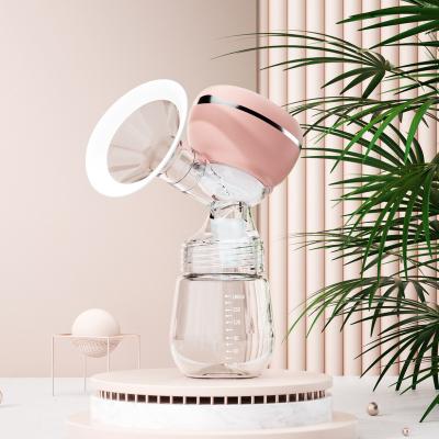 China Baby CE CCC BPA Free Electric Silicone LED Massage Touch Electric Silent Breast Pump Silicone Breast Pump for sale