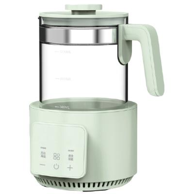 China Thermostat Free Consistent Temperature Control Factory Price BPA Borsilicate Baby Glass Water Kettle For Milk Formula for sale