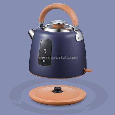 China 360 Degree Rotation Base Home Appliance Quickly Boiling Water Cordless Kettle Electric Kettle With Large Capacity Strix Thermostat Stainless Steel NC; GUA for sale