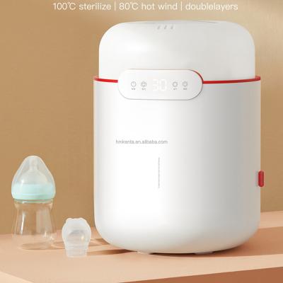 China BPA Free Manufacture Large Capacity Baby Bottle Steam Sterilizer and Dryer 7 Bottles Sterilizer and Steamer for sale