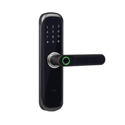 China Mobile Phone Smart Control Key Card Passcode Passcode Apartment TTlock Tuya Wifi Smart Door Lock for sale