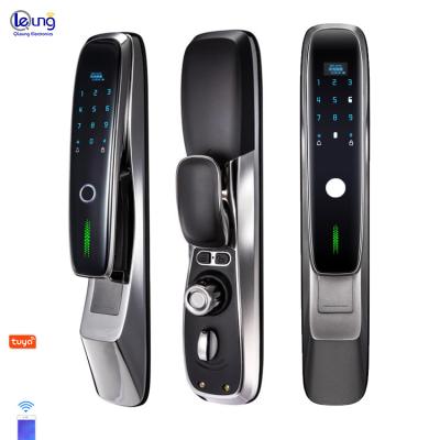 China Apartment Factory Price Smart Home Tuya Wifi Lock Password Electronic Card Key Fingerprint Smart Door Locks for sale