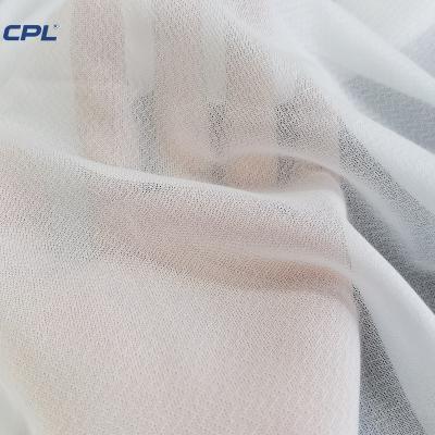 China Fusible Super Lightweight Chiffon Interlining For Spring Summer Women Silk Wear And Fabric for sale