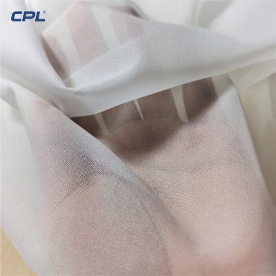 China Ultra-thin light fuse interlining for spring summer women's suit, chiffon dress fabric for sale