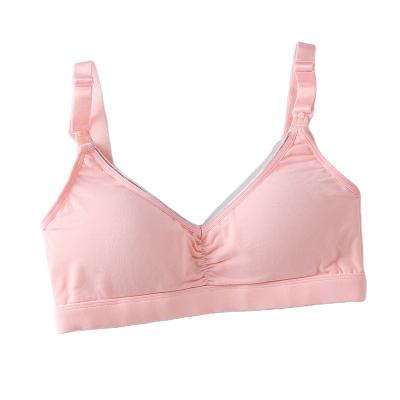 China QUICK DRY Pregnancy Breasted Pregnancy Simplicity Open Front Maternity Seamless 4 Breasted Nursing Feeding Bra for sale