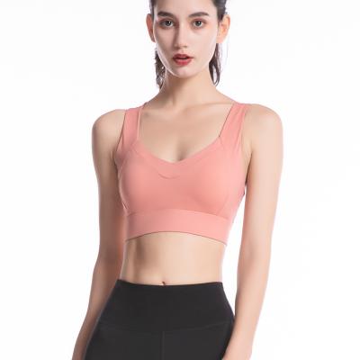 China New Breathable Sports Running Fitness Beauty Back Yoga Bra Sports Top Essential for sale