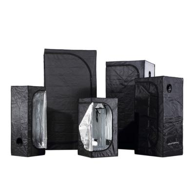 China Easily Assembled Black Silver Plant Growth 120*60*150 cm Hydroponic Indoor Grow Tent Grow Box for sale