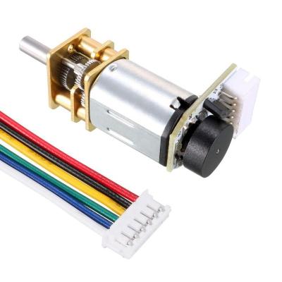 China ASLONG GB12-N20B 5v n20 totally enclosed dc geared motor encoder used in robots for sale