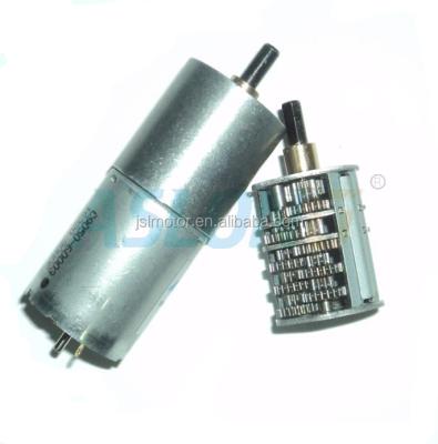 China Totally Enclosed DC Brush Mini Motor Dual Output Shaft for for sale