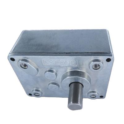 China Totally Enclosed Worm A5840 Gearbox Reducer For Making DC Worm Gear Reductor Motor Gear Motor 8mm Pitch Part Shaft Metal D Type Gearbox for sale