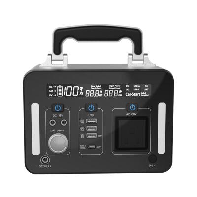 China Type C 300wh Energy Storage Fanless Outdoor Rechargeable Portable Power Supply Station for sale