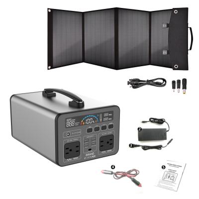 China 220v Portable Generator Power Station Kit Solar Powered Car IP67 1000W Battery Systems CE\FCC\ROSH\PSE\UN38.3 for sale