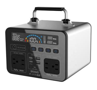 China 2020 New Arrival 2020 Car Powerbank Waterproof Portable Power Station 500WH IP65 With AC And USB Fast Charge DC12V5A Output CE FCC PSE for sale