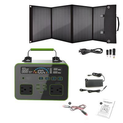 China Waterproof 1200W Solar Power Car AC DC Camping Outlet 100-240v 324000mah QC Outlet 100-240v 324000mah Bank Bank CE \FCC\ROSH\PSE\UN38.3 for sale