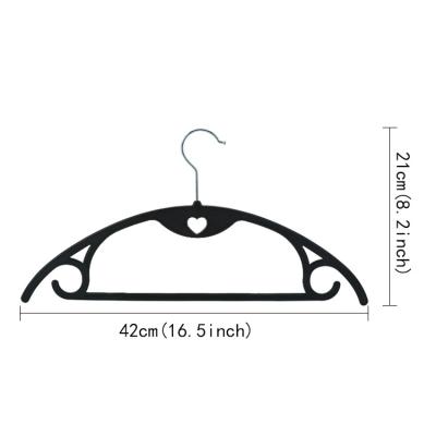 China CHARISMA coat hangers non thin coat hangers non thin plastic high quality semi circular wholesale multi colors slip eco-friendly material for clothing store for sale