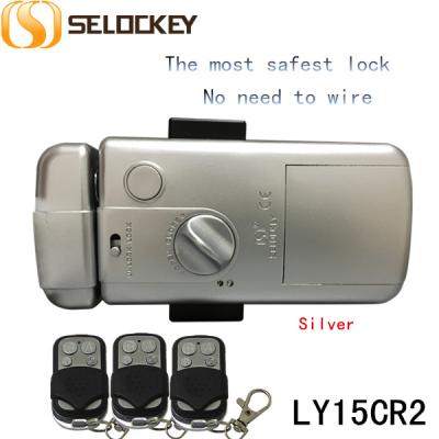 China Hot Selling Factory Price Wireless Hidden Invisible Lock Wood/Metal Electric Door Exterior High Security Lock LY15CR2 for sale