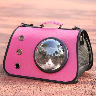 China High Quality Pet Dog Cat Carrier Shoulder Bag Breathable Durable Portable Bag Large Space For Outdoor Travel Pet Carrying for sale