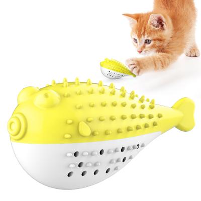 China Viable Fish Kitten Toy by Cat Chew Toothbrush Catnip Toys for sale