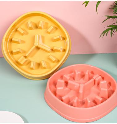 China Sustainable Wholesale Slow Food Bowl Dog Bowl Feeder Pet Food Bowl Anti-Clog Slow Feeder for sale