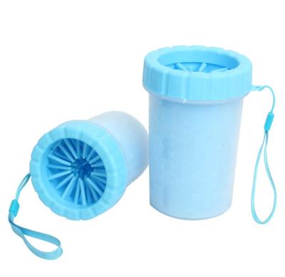 China Wholesale Detachable Portable Dog Paw Cleaner Cup Pet Dog Paw Cleaner Viable Factory Dog Foot Wash Cup for sale