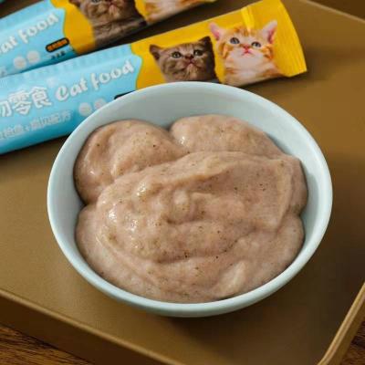 China Wholesale Viable Cat Food 15g Custom Factory Flavor Delicious Creamy Treat Snacks Wet Cat Food Bars for sale