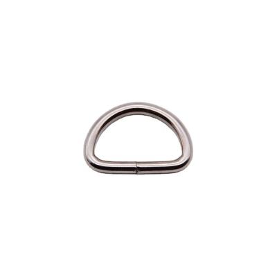 China Factory Production Metal Direct D Ring Loop Buckle For Bag D Clips Backpack Bag for sale