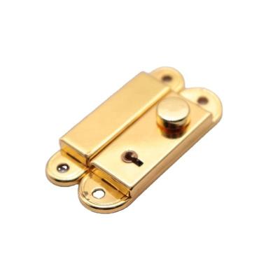 China Eco-friendly Factory direct production metal lock catch metal square lock buckle key locking hasp bags safety buckle for sale