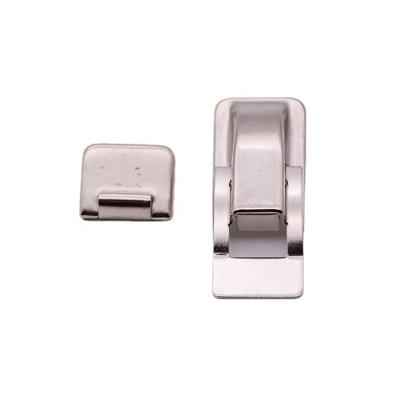 China Easy Installation Toolbox Spring Latch Lock Hook Stainless Steel Latch Lock Bags Safety Buckle for sale