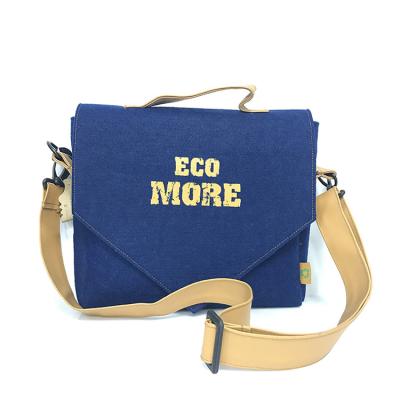 China Blue Cross Sustainable - Body Bags Men Sustainable Recycled Felt Mens Handbags Eco Shoulder Bag for sale