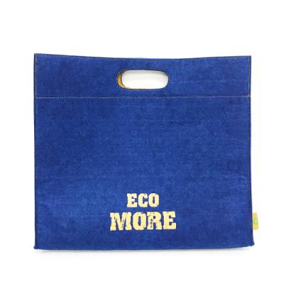 China Recyclable Wholesale Custom Gift Bags Logo Eco - Friendly Recycled Felt Bag Gift Bag Custom Made Viable for sale