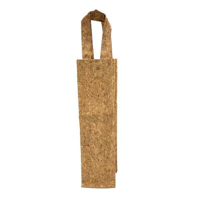 China Waterproof Eco Friendly Custom Carry Sustainable Recycled Gift Cork Wine Bottle Bag for sale