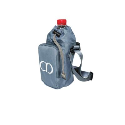 China BSCI Gym Water Bottle Carrier Bag Cooler Waterproof Sport RPET Sustainable Recycled Fabric Bottle Bag for sale