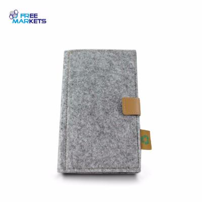 China Sustainable Custom Eco Friendly Promotional Gift RPET Felt Wallet for sale