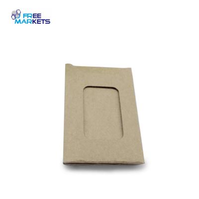 China Fashion Wholesales Sustainable Recycled Kraft Paper ID Card Holder for sale