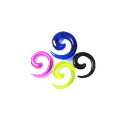 China Fashion and Cultural Acrylic Spiral Ear Stretching Expander Tapes Wholesale Ear Spiral Taper for sale