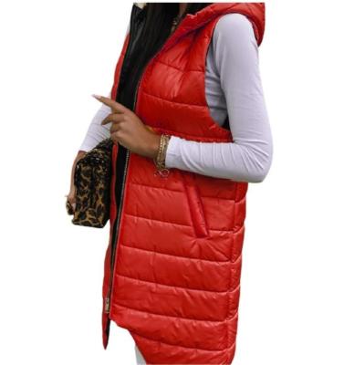 China Lulu Down Vest Women's Underwear Anti-UV Down Coat Korean Edition Mid Length Coat New With Over Knee Warm Tank Top For Winter for sale