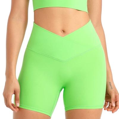 China Lulu Seamless Three Piece Breathable Fitness Pants Women's High Waisted Lifted Hips Suit Lulu Nude Yoga Shorts Honey Peach Pants Sports Yoga for sale