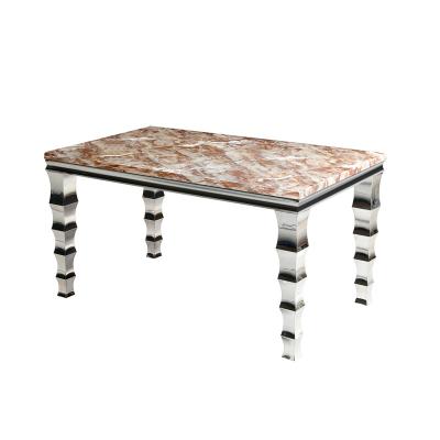 China Adjustable Modern Home Furniture 10 Seater (Height) Marble Dining Table for sale