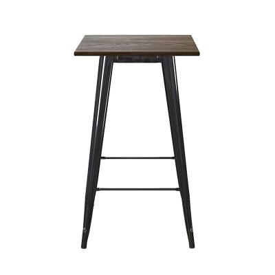 China High Temperature Adjustable Resistance (Height) Quartz Bar Wood Top Table for sale