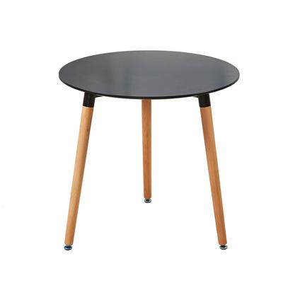 China Adjustable (Height) Round Dining Table, Beech Wood Legs, MDF Table Top For Restaurant Cafe for sale