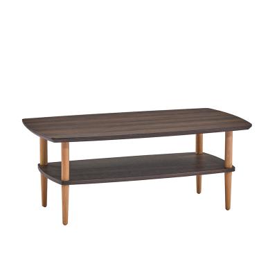 China Camnus Colombia Adjustable Modern Walnut Wood Coffee Table (Height) Living Room Furniture for sale