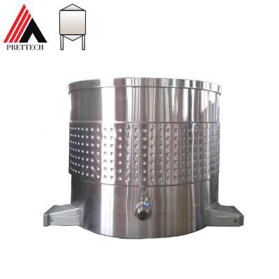 China Portable open top MOBILE FORKLIFT Fermentation Tank Suppliers Hotels Winemaking Equipment Manufacturers for sale