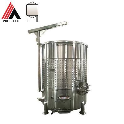 China Kombucha Mulled Wine Cider Stainless Steel Hotels Sale 5000L Floating Lid Tank for sale