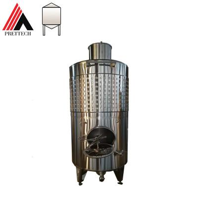 China Hotels Pretank ss304 winery equipment wine insulated tank wine brewing fermenter equipment for sale