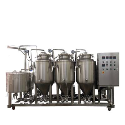 China Micro Brewery Beer Brewery Stainless Steel Microbrewery For Brewpub Brewmaster for sale