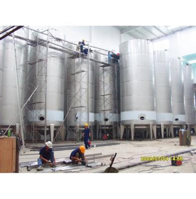 China 10M3 20M3 30M3 50M3 60M3 100M3 Edible Oil Stainless Steel Storage Fermentation Mixing Tank for Beverage for sale